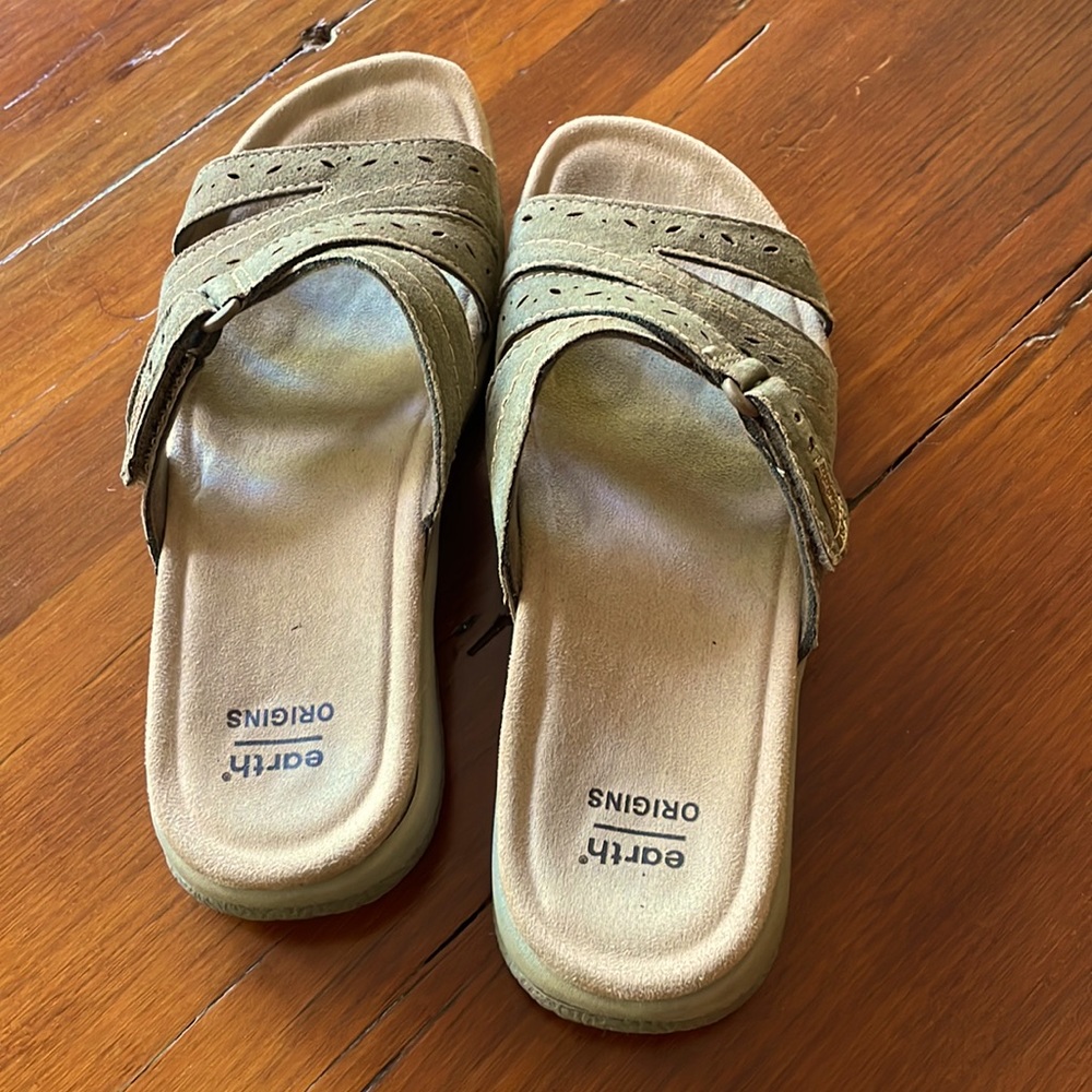 Womens Earth origins Sandals Sedona Brown Suede Size 7.5